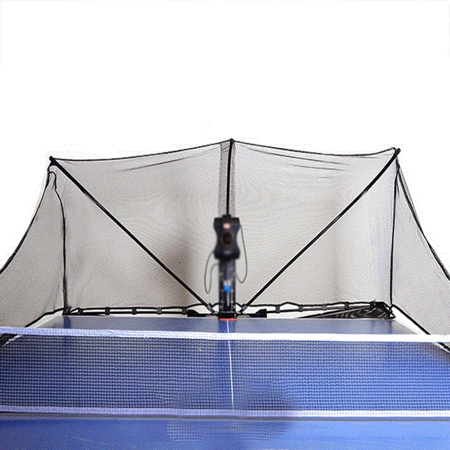Table Tennis Robot Machine,Tabletop Ping Pong Robot Machine with Catch Net for Training,Table Tennis Robot Automatic Ping Pong Robot Machine for Training