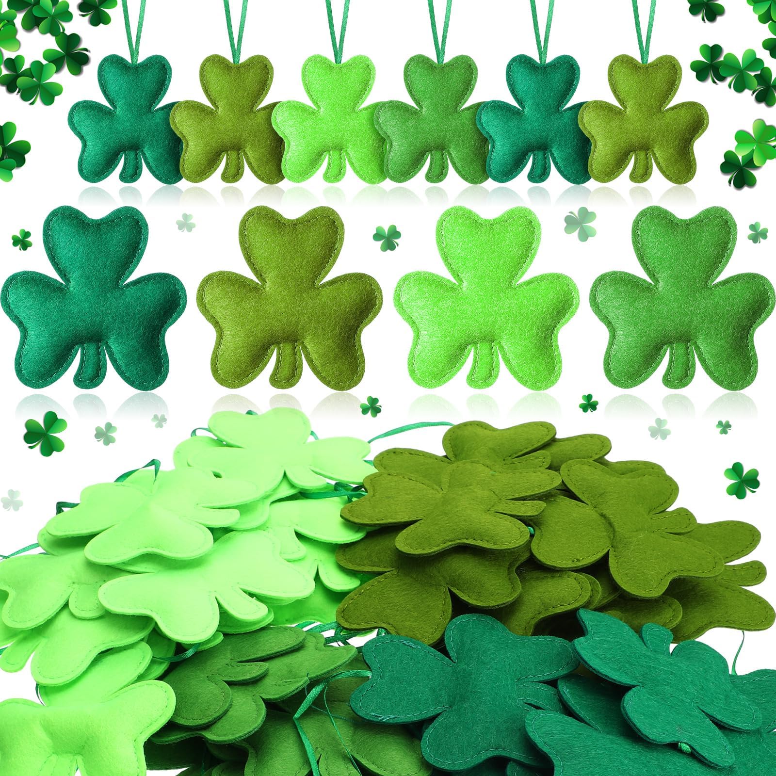 St Patrick's Day Can Cooler Sleeves - 16PC Shamrock Party Supplies For Beer & Soda Cans - View #7