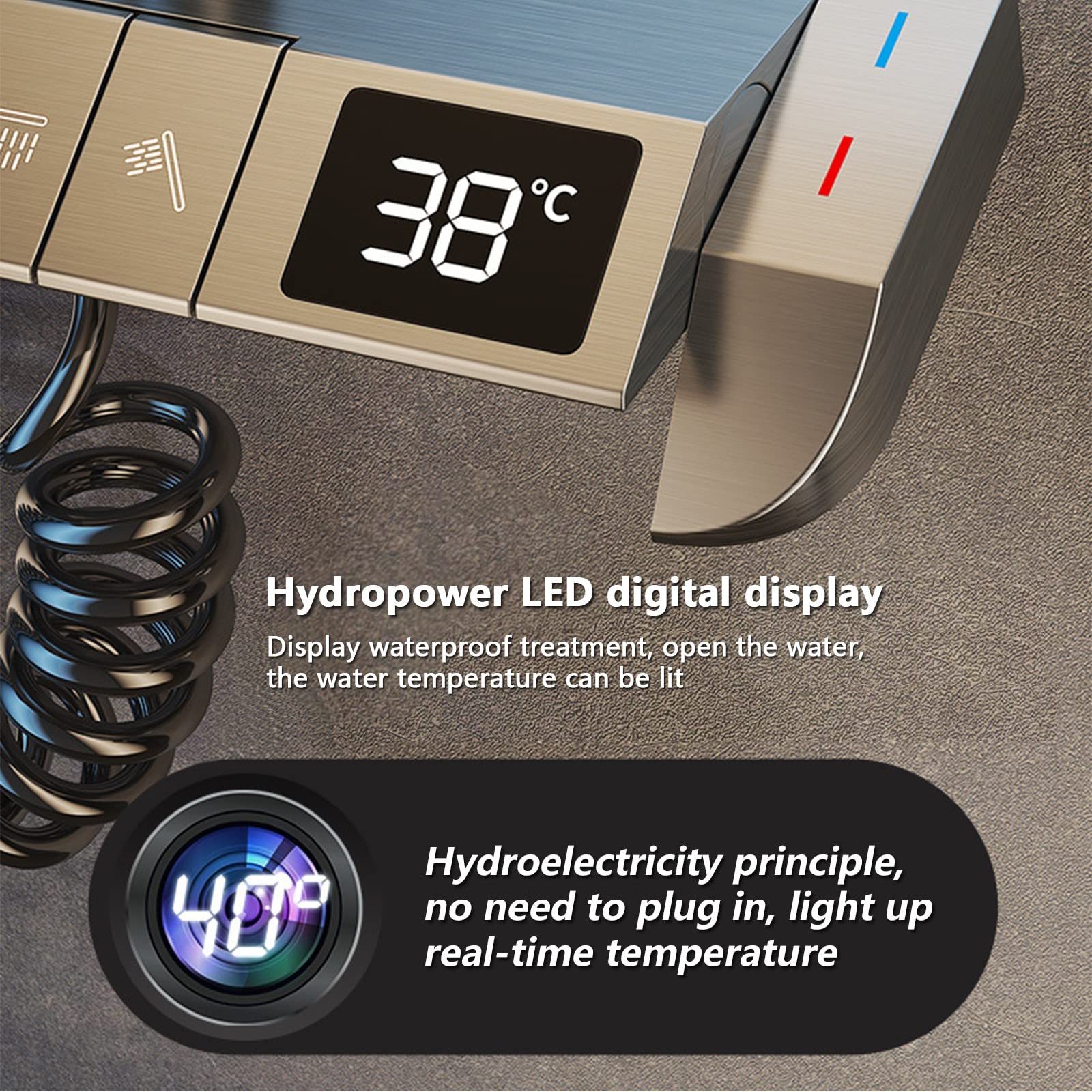 SmartPulse Thermostatische Doucheset 40x80 cm Chroom