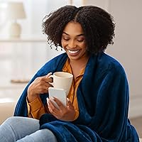 Vista 188 de Utopia Bedding - Manta de vellón de lujo, mullida, antiestática; manta de suave microfibra de 8.8 oz/yd² (300 g/m²) para cama; tamaño individual