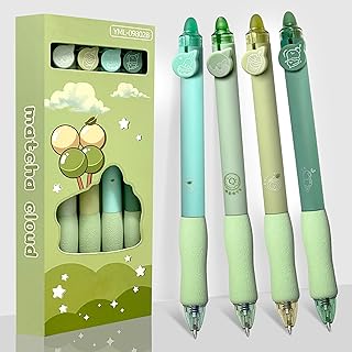 Radierbarer Kugelschreiber Tintenroller Radierbar, 4 Stück Blau Kugelschreiber Radierbar, 0.5MM Radierbarer Tintenroller Gelschreiber Studenten Geschenk Schule Bürobedarf Schulsachen