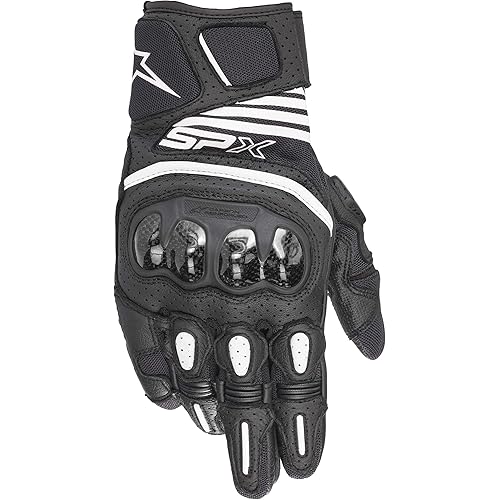 Alpinestars SP X Air Carbon V2 Men's Street Motorcycle Gloves - Black / 3X-Large