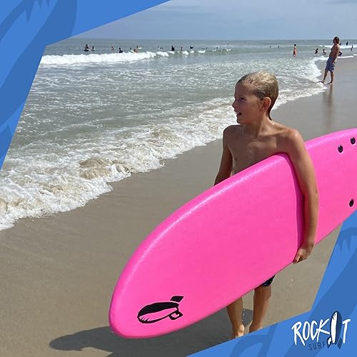 Miniatura 5 de Rock-It - Tabla de surf Baby Jesús de 6 pies, tabla de surf para niños con diseño innovador, fácil de remar y maniobrable, tabla de surf pequeña,