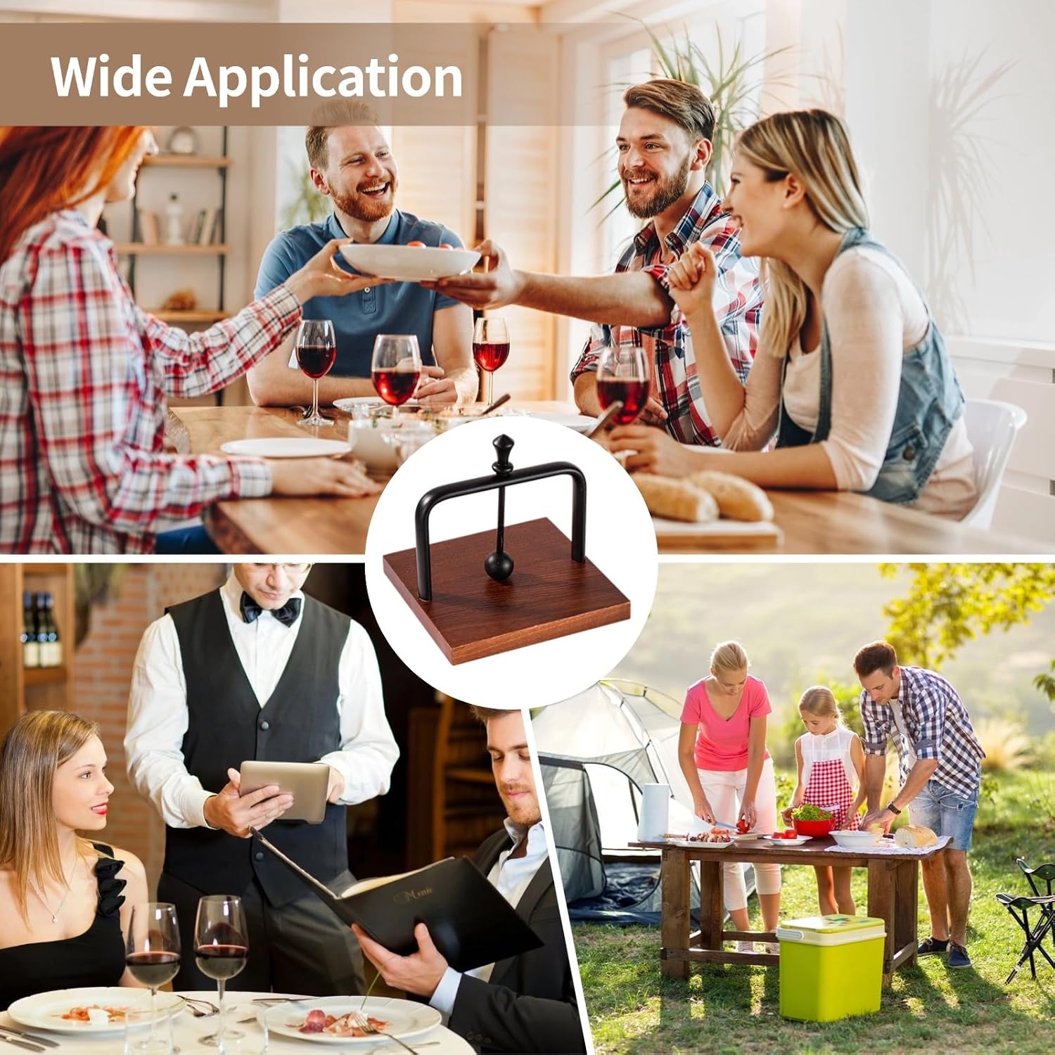 2 Pcs Wooden Base Napkin Holder, Elegant Black Metal with Aluminum Alloy Frame, Ideal for Indoor and Outdoor Use, Space-Saving Square Design, Perfect for Dining Tables and Picnics