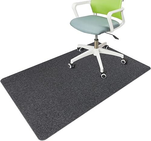 Miniatura 1 de U'Artlines Tapete para silla de oficina para suelo de madera dura, antideslizante, 36 x 48 pulgadas, no curvo, tapete para silla rodante de