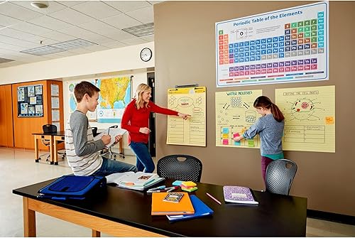 Miniatura 2 de Post-it rotafolio de 25 x 30 pulgadas, papel amarillo con líneas, rotafolio con 30 hojas, Amarillo