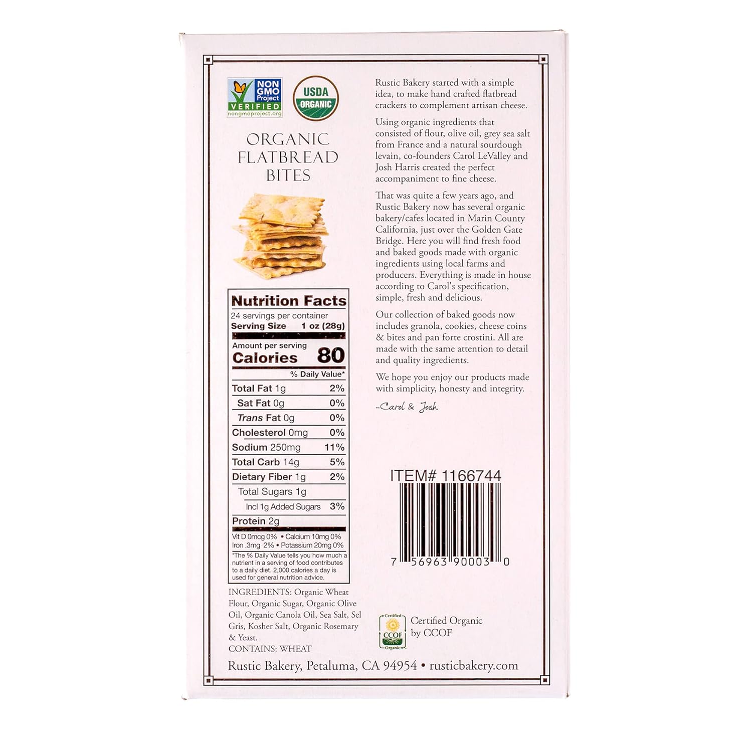 Rustic Bakery Flatbread + Rosemary Bites 2 Pack - Sel Gris Flatbread + Rosemary Cracker Bites - Handmade Sourdough Flatbread Crackers - Artisan Crackers for Cheese Platter or Snacking - 2 Pack