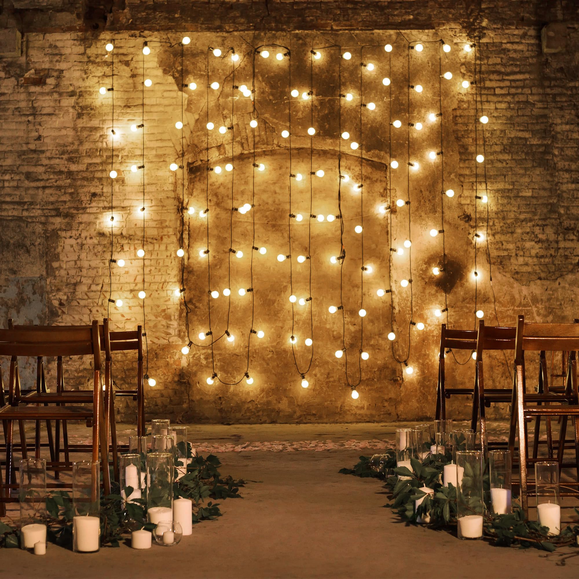SKYLANTERN Lot de 20 Ampoules LED Blanc Chaud conçues pour Guirlande Guinguette IP65 1,5W - Ampoule LED E27 Blanc Chaud - Ampoule 5cm pour Guirlande Guinguette Culot E27 Blanc Chaud