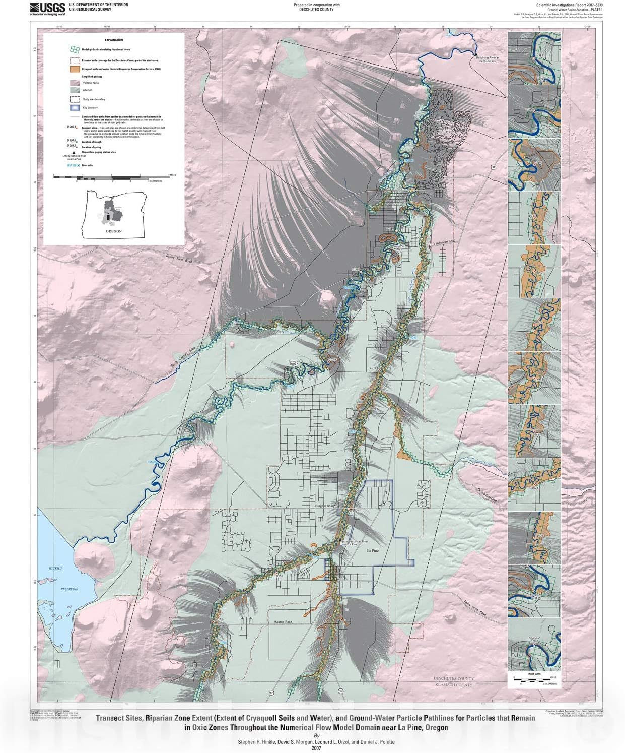 Salt Rocks Riparia Map Pot Amazon.com: Historic Pictoric Map : Ground Water redox zonation Near La ...