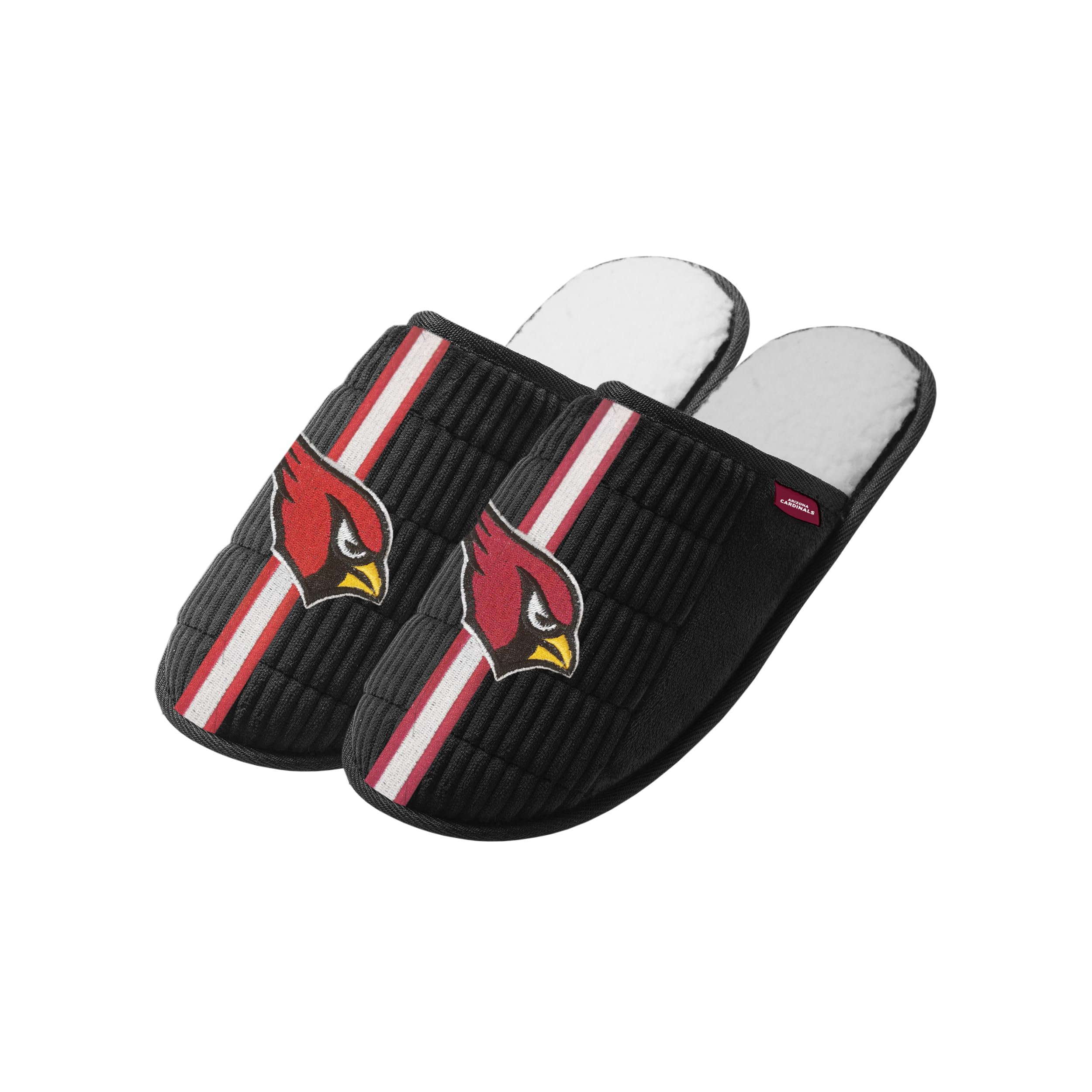 FOCO NFL Herren Offiziell lizenziertes Primary Logo Game Day Team Color Fußball Sherpa Slide Slipper