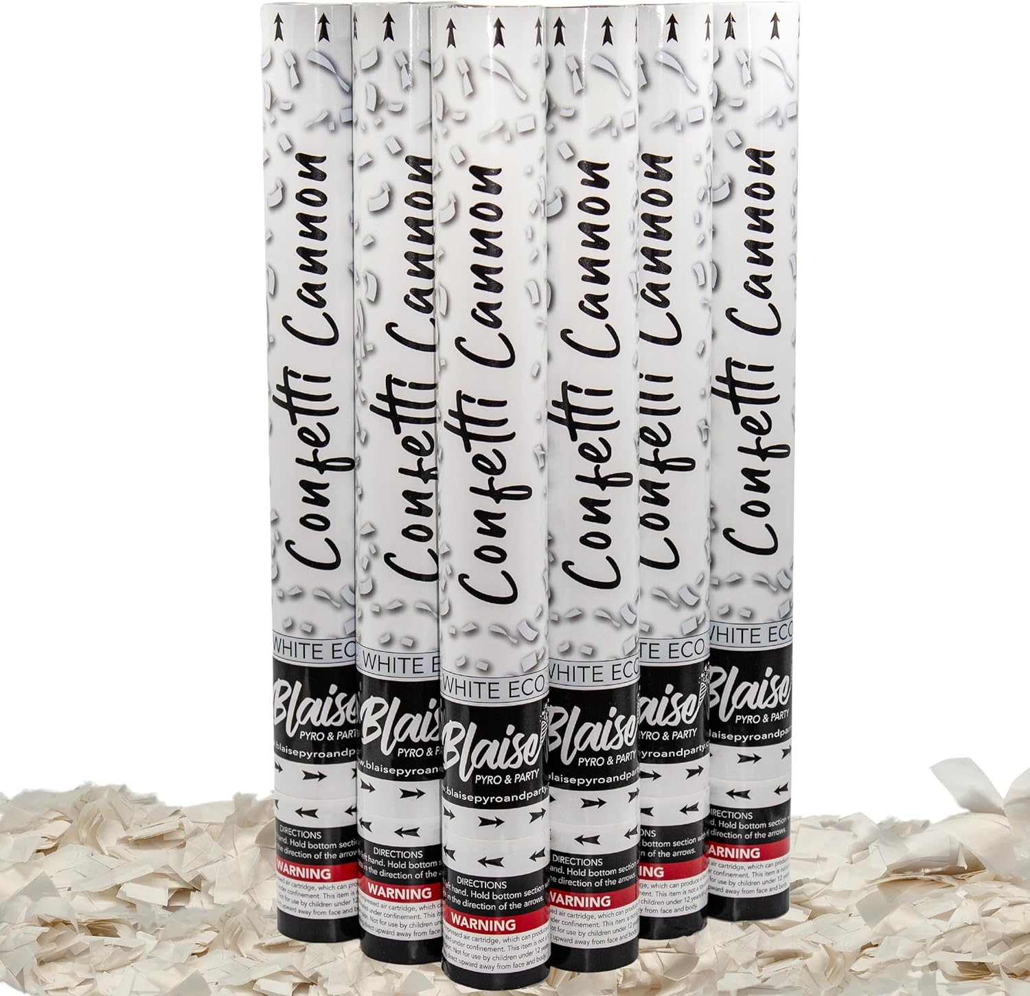 Blaise Pyro & Party Confetti Poppers, Safe, WaterSoluble