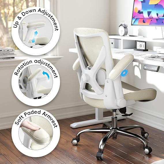 Ergonomic Office Chair: 330LBS Home Office Desk Chairs with Lumbar Support