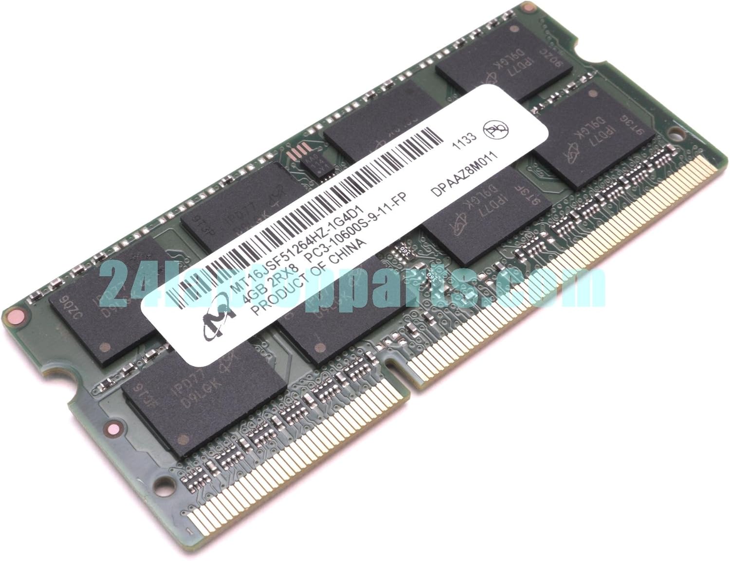 Micron 4GB DDR3 RAM PC3-10600 204-Pin Laptop SODIMM