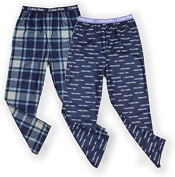 Calvin Klein Kids Boys Super Soft Brushed Micro Pajama Pant 2-Pack