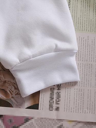 Miniatura 4 de SHENHE Sudadera de manga larga con cuello redondo y letras gráficas de gran tamaño para hombre