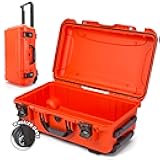 NANUK 935 Hard Case – Waterproof Equipment Case with Wheels, 22” x 14” x 9” – Dustproof and Impact Resistant, Airline Carry-On Approved – Orange