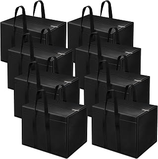 Storite 8 Pack Nylon 85 L Moisture Proof Multi-Purpose Storage Bag/Clothing Storage Organizer/Toy Storage/Stationery Pape... Price In India
