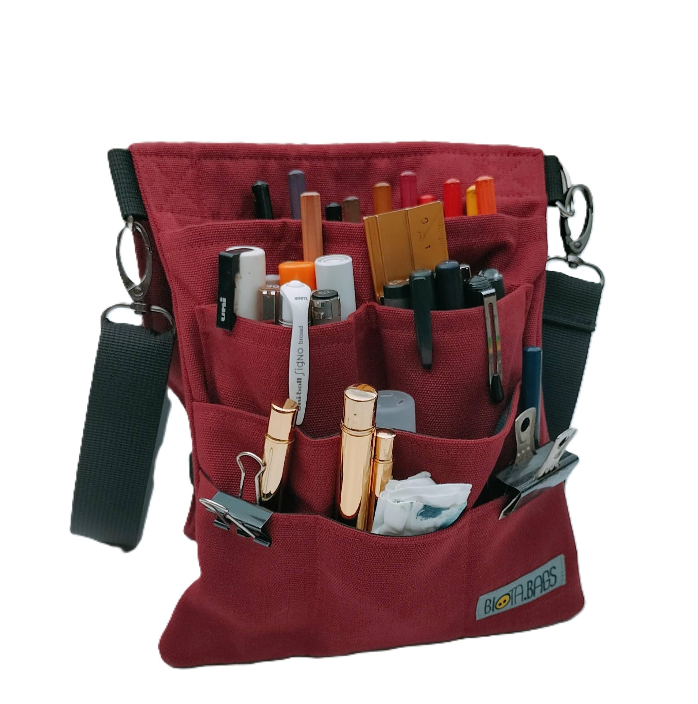 Bolso-Riñonera Urban Sketcher, Bolsa de Dibujo para Cuaderno A5 y Pinturas, Organizador de Arte Portátil de Tela, Regalo para Artistas