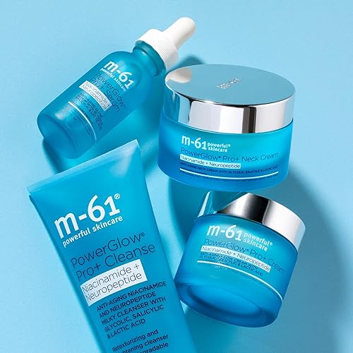 Miniatura 7 de m-61 PowerGlow Pro+ Cream  Crema hidratante y reafirmante con niacinamida + neuropéptidos y una potente combinación de BHAsAHA, 1.4 onzas líquidas