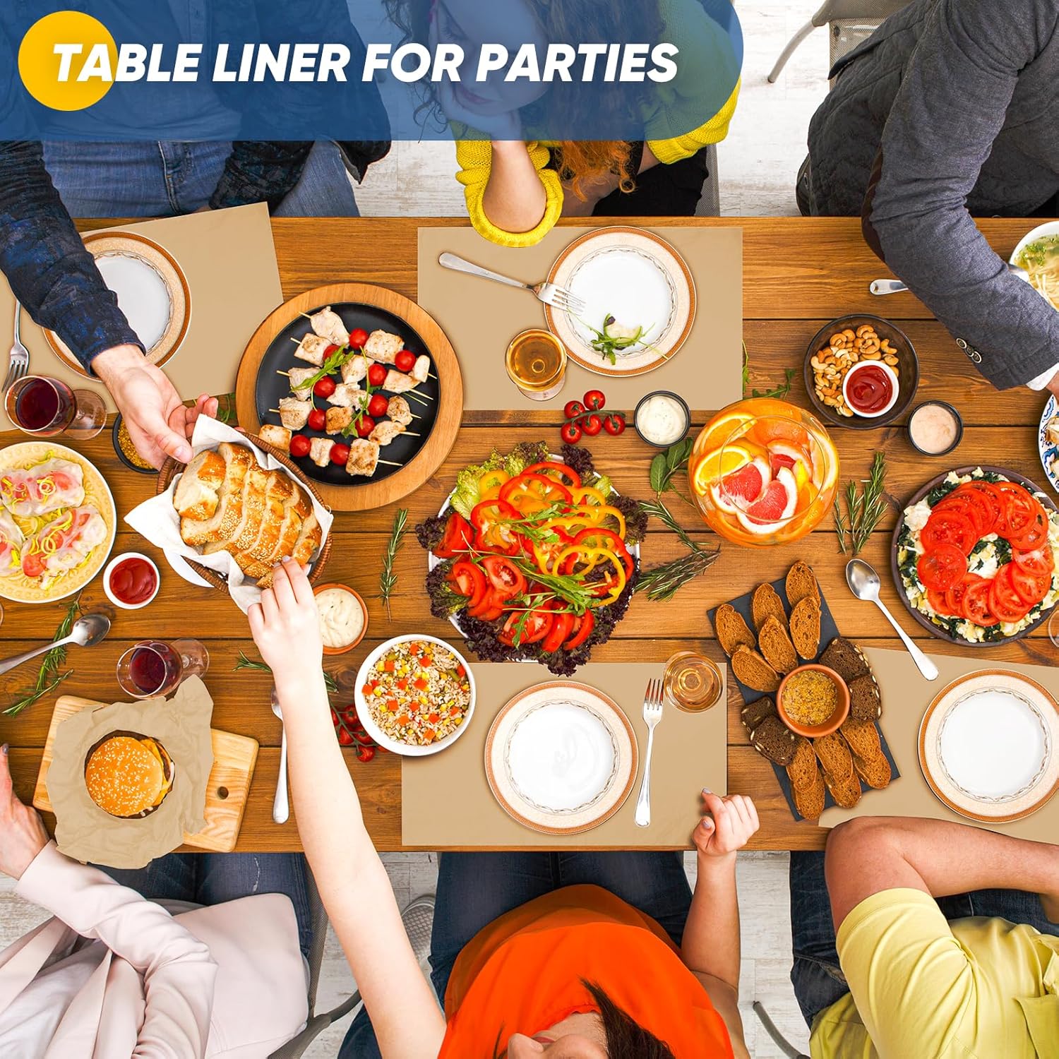 18"x3600" (300') Brown Craft Paper Roll, Bulletin Board Banner Construction Kraft Paper, Eid Bouquet Flower Decorative Gift Wrap, Art Poster Packing Shipping Floor Covering Table Runner 70GSM 50LB