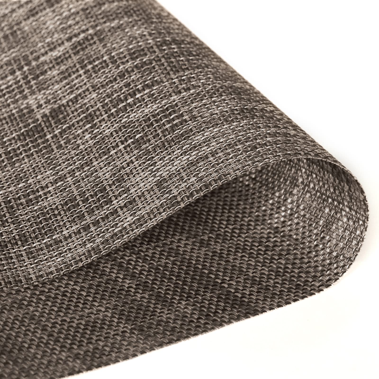 Poligono Washable Placemats, (70% PVC and 30% Polyester) Table Mats Set of 6, Non-Slip, Heat Resistant - Image 2