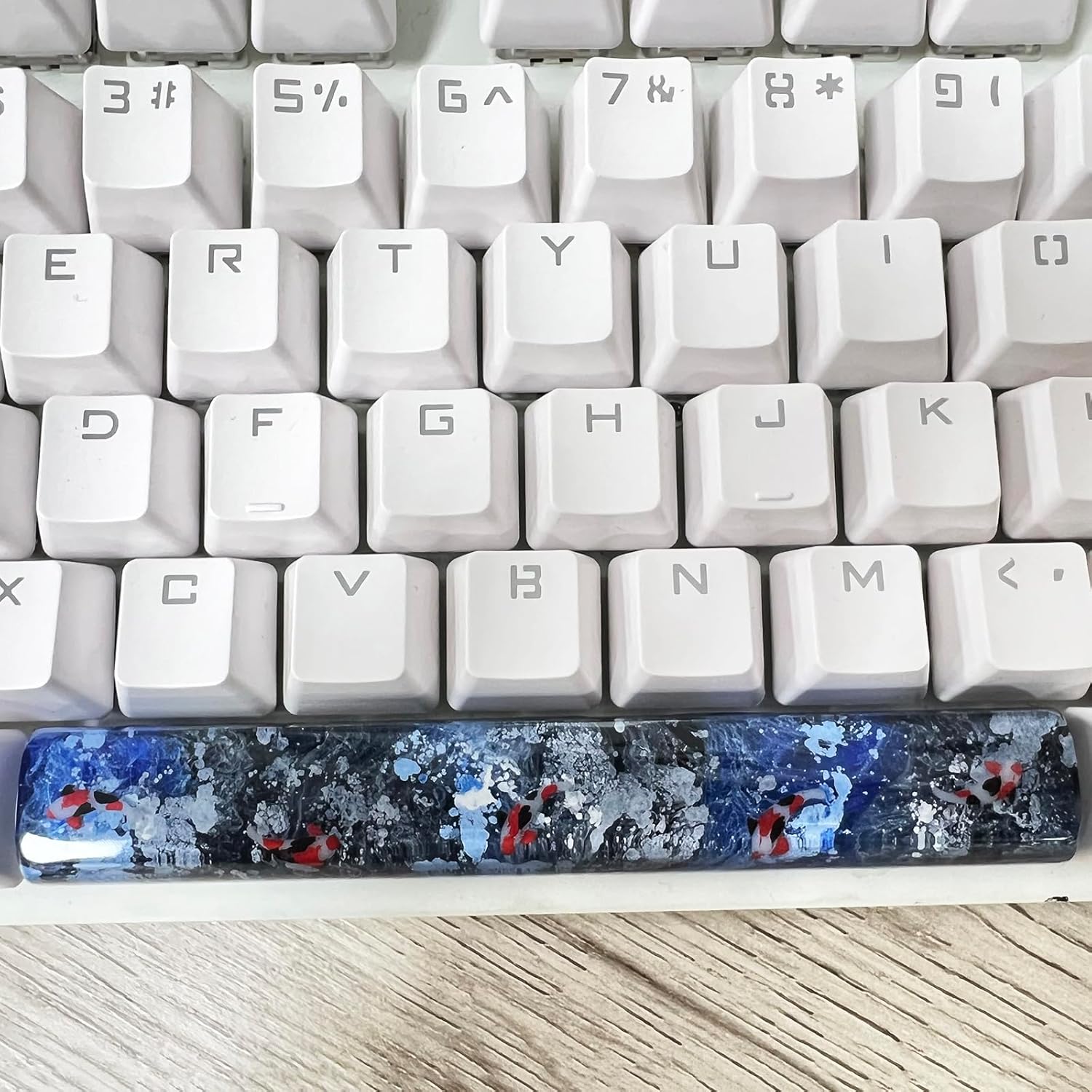 Space Bar Keycap, Custom Fish Keycap for MX Mechanical Keyboard, Unique Gifts for Friend