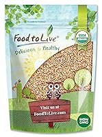 Vista 1 de Food to Live Farro orgánico de corte de acero italiano – Sin OMG, grano de trigo perlado agrietado, no irradiado, vegano, a granel. Fácil
