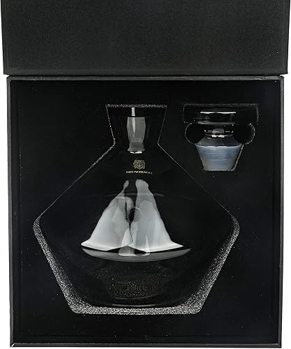 Miniatura 2 de Bruno Magli Decantador de whisky con tapón capacidad de 49 onzas decantador de vino botella para bourbon brandy jugo y licor hermético botella de