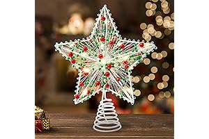 Whaline Christmas Star Tree Topper