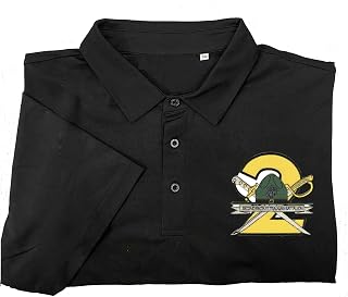 2nd recruit training battalion corps embroidered patch polo shirt Multicolor