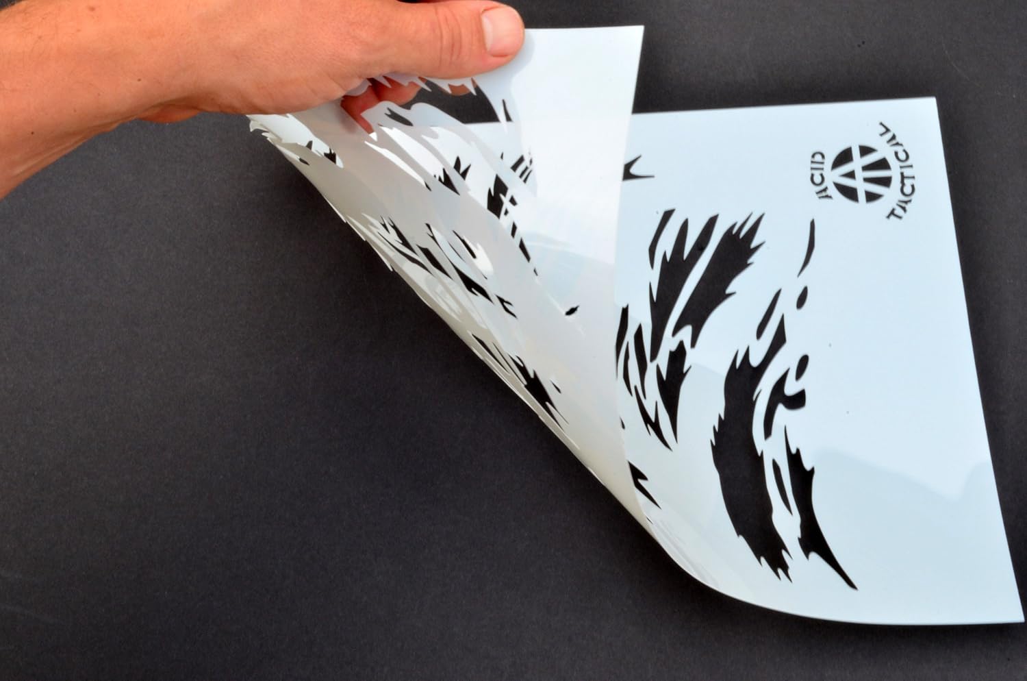 Acid Tactical® 14" Mylar Paint Camouflage Stencils 10mil DIY Hunting Rifle Gun Camo Combo 8 Pack