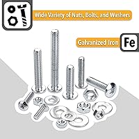 Vista 3 de Mr. Pen - Kit surtido de tuercas, arandelas y pernos, 113 piezas, Kit de tuercas y pernos surtidos, Kit de arandelas