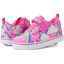HEELYS Girls Pro 20 X2 Little Kid/Big Kid Pink/Silver/Multi 6 Big Kid Womens 7 M