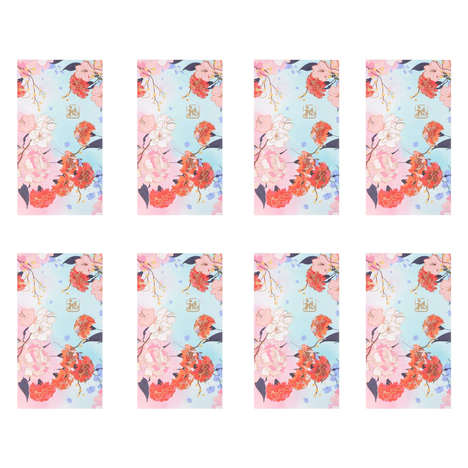 8pcs Decorative Money Packets Blossom Money Envelopes Festival Money Packets-image-25