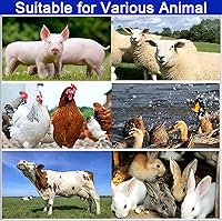 Vista 7 de Pistola de inyección para ganado de 5ML, pistola de inyección automática de recarga continua con botella ajustable, pistola de inyección
