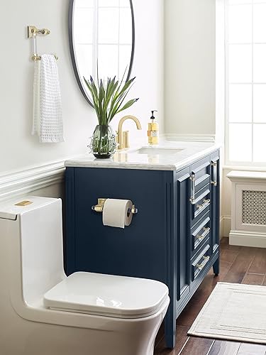 Vista 16 de Amerock BH36062CG10 - Toallero de mano Glacio de 5-7/16 pulgadas de longitud para pared de baño y cocina pequeña, accesorios de baño Transparente