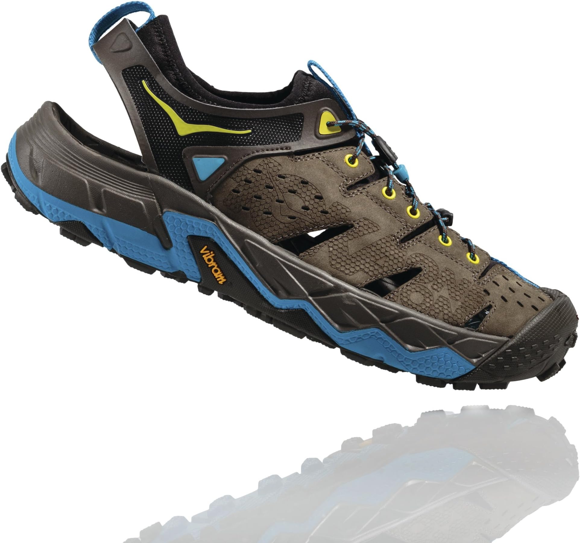 HOKA ONE ONE Men's Tor Trafa Hiking Sandal,Major Brown/Black Olive,US 11.5 M