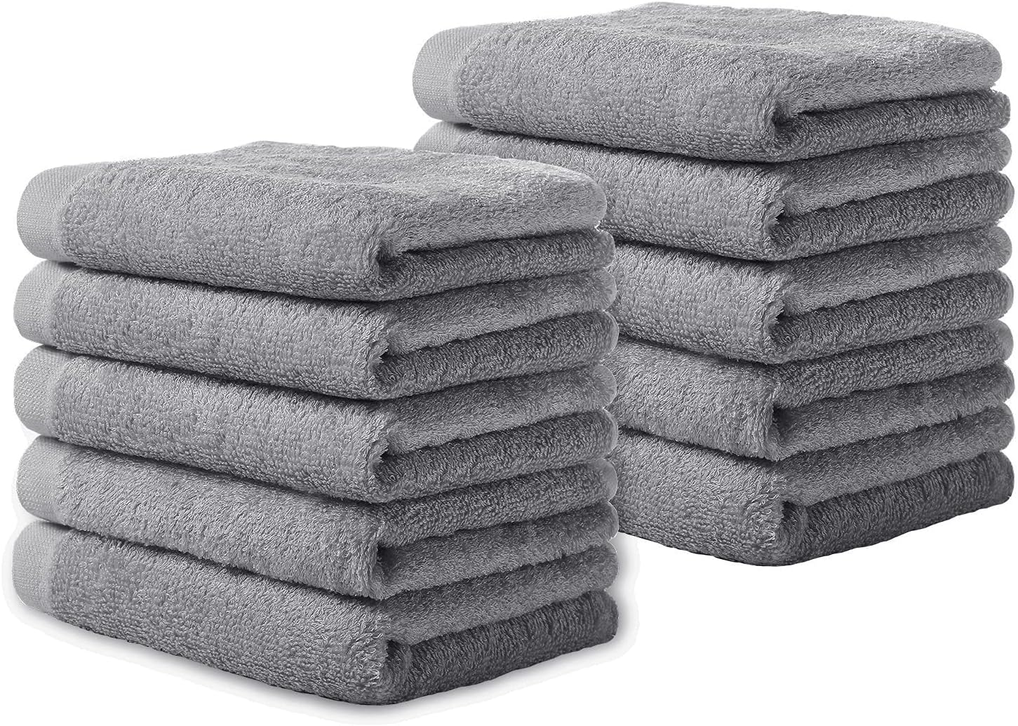 Asciugamani In Bambù 25x25 Cm - Set Da 10 Pezzi Multicolor Per Viso, Mani E Neonati | Morbidi E Assorbenti - Foto 11