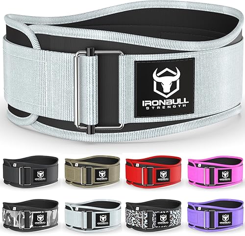 Miniatura 7 de Cinturón de levantamiento de pesas para hombres y mujeres - Ideal para sentadillas, peso muerto, zancadas, ejercicios y entrenamiento - Mejor para