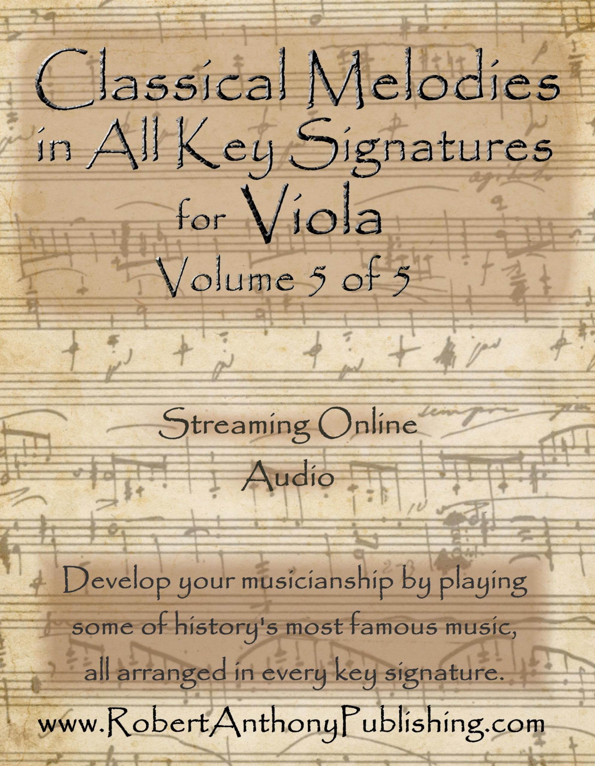 Livre musique alto mélodies classiques partitions toutes tonalités viola volume 5