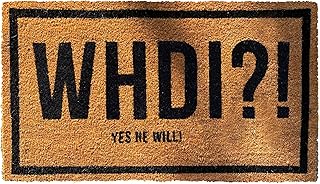 #CultureTags - WHDI!? Welcome Mat | 18 x 30 Coconut Coir Rug | Great Gift for Front Door, Porch, Patio or Garage | for Peo...
