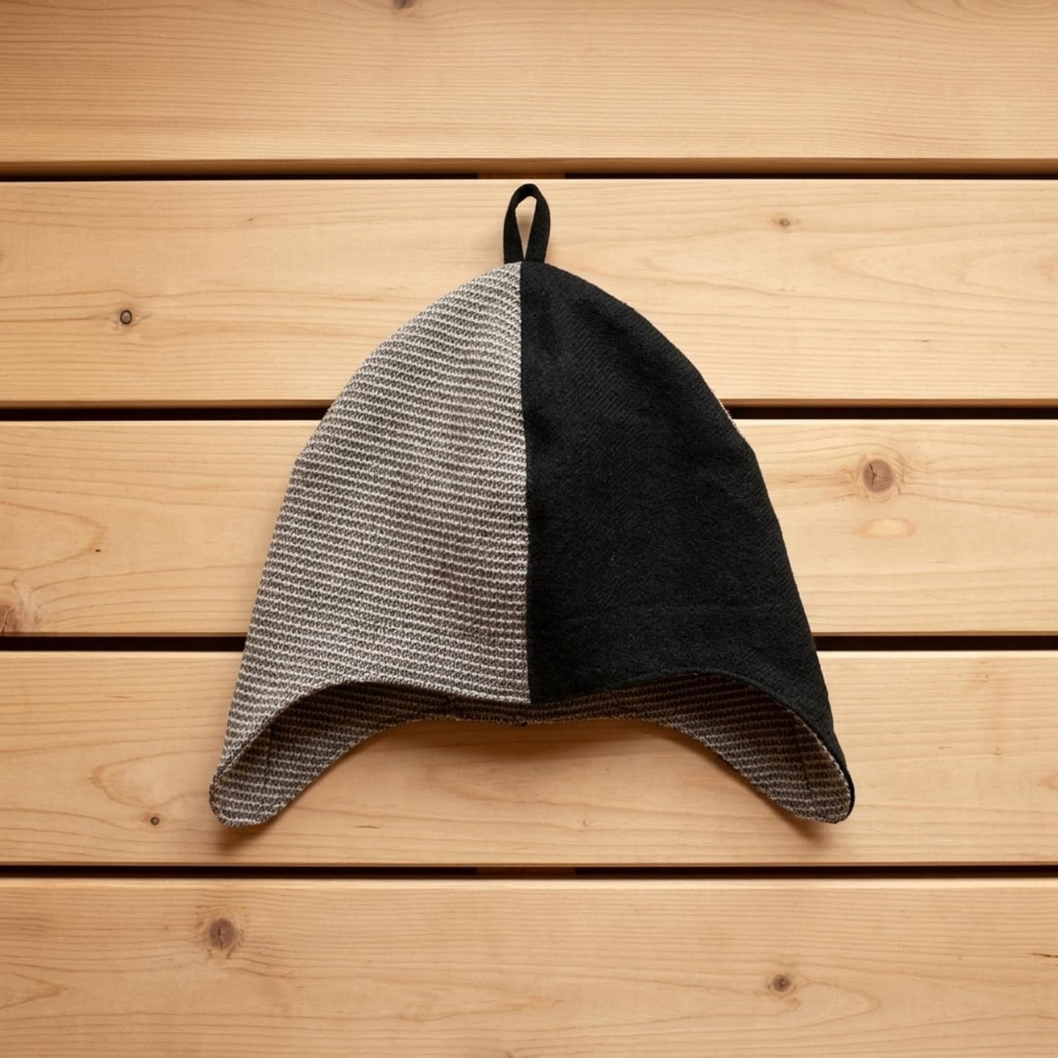 Emendo Sauna Hat – Adjustable Size Linen & Cotton Sauna Cap, Protects Hair, Scalp & Ears from Heat – Unisex Adjustable Size for Traditional & Infrared Sauna Use