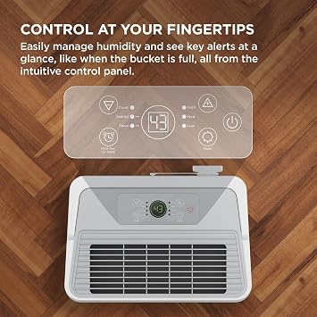 TCL 25-Pint Portable Dehumidifier, up to 2000 Sq Ft