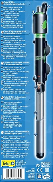 Foto 3 de 4 de Tetra HT 150 - Potente calentador de acuario para cubrir diferentes niveles de potencia con el mando…