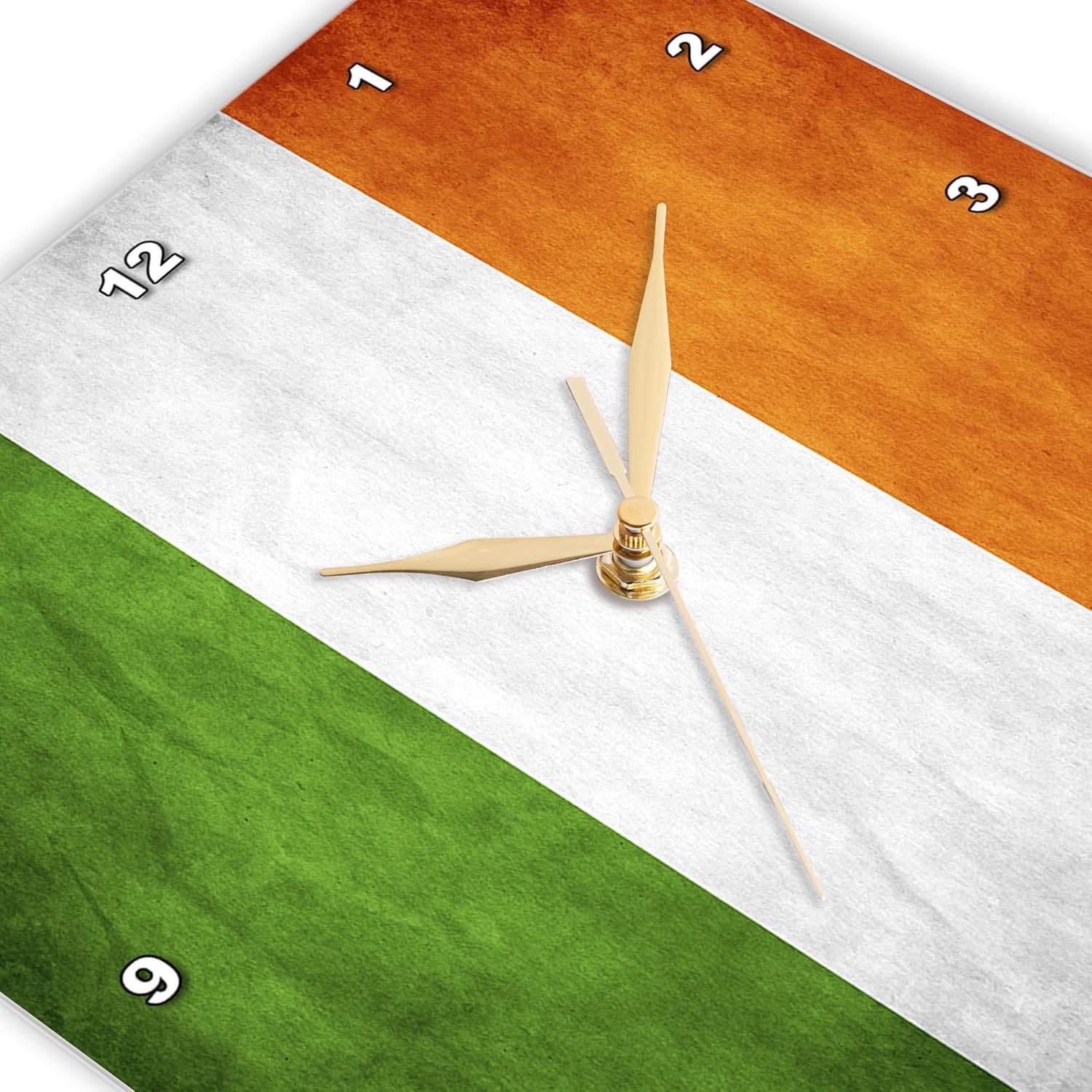 3dRose LLC dpp_28254_1 Ireland Flag Wall Clock, 10 by 10-Inch