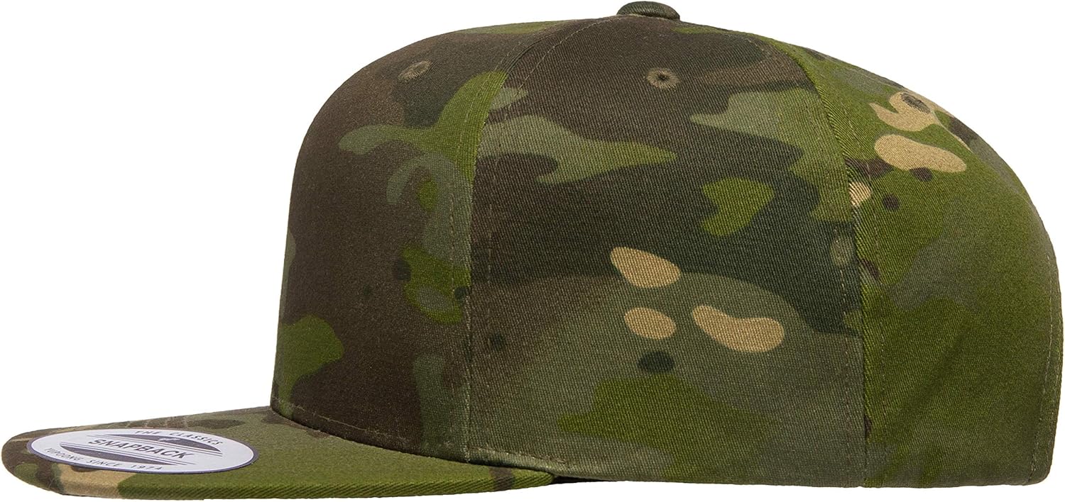 6-Panel Structured Flat Visor Classic Snapback (6089) - Image 5