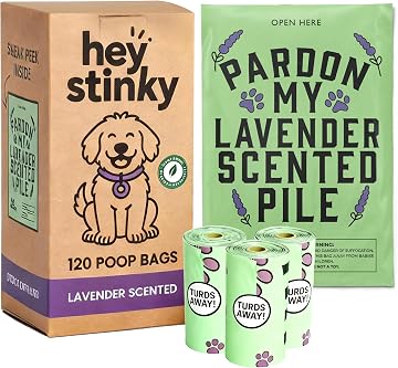 Earth Rated Dog Poo Bags - Lavender Scented (120 Bags)