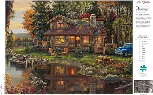 Miniatura 5 de Rompecabezas de 1000 partes con un diseño de Kim Norlien («Peace Like A River»), de Buffalo Games