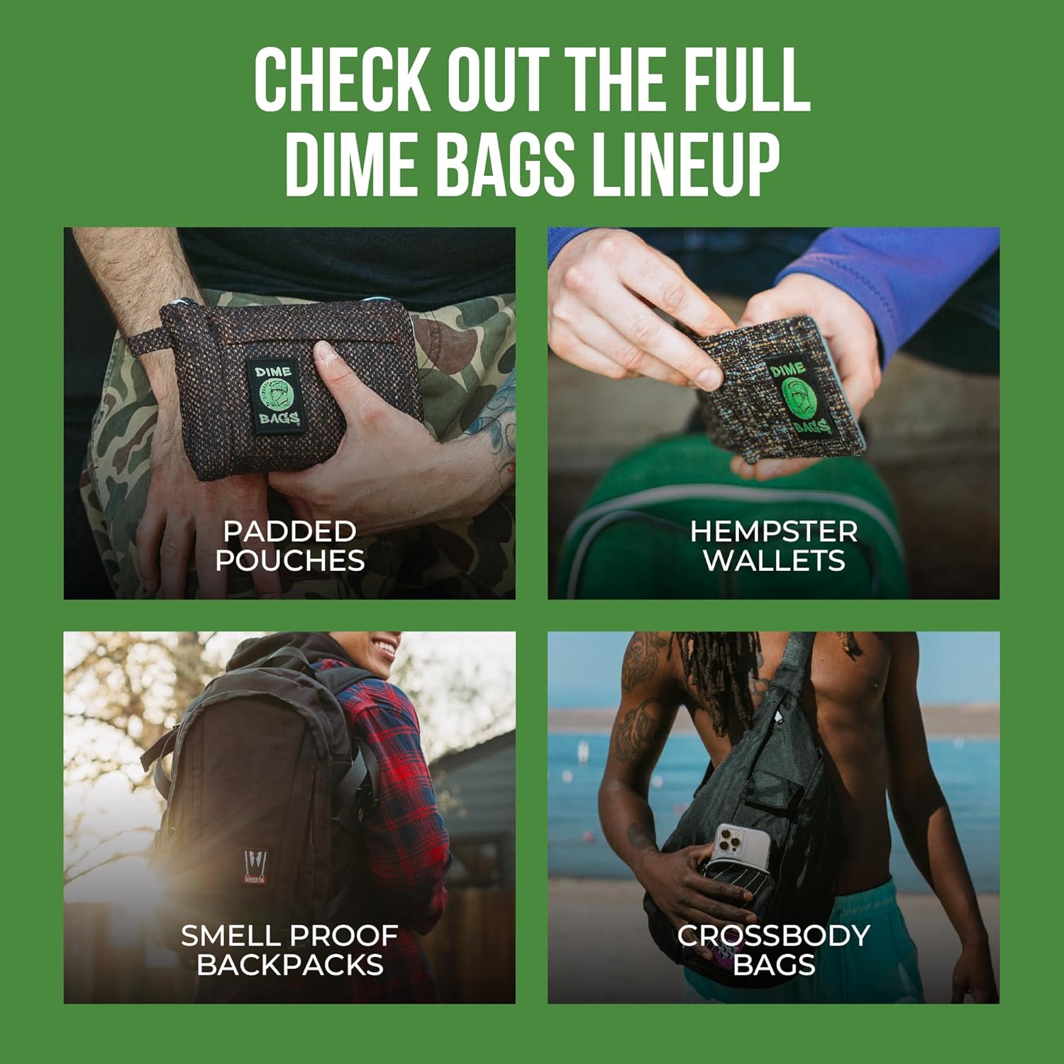 Dime Bags Padded Duffle Tube, Water-Resistant Nylon Gear Bag with Heavy Padding for Glass, Electronics, Travel & Storage, With Exterior/Interior Pockets & Durable Handles (Plum, 15 Inch)