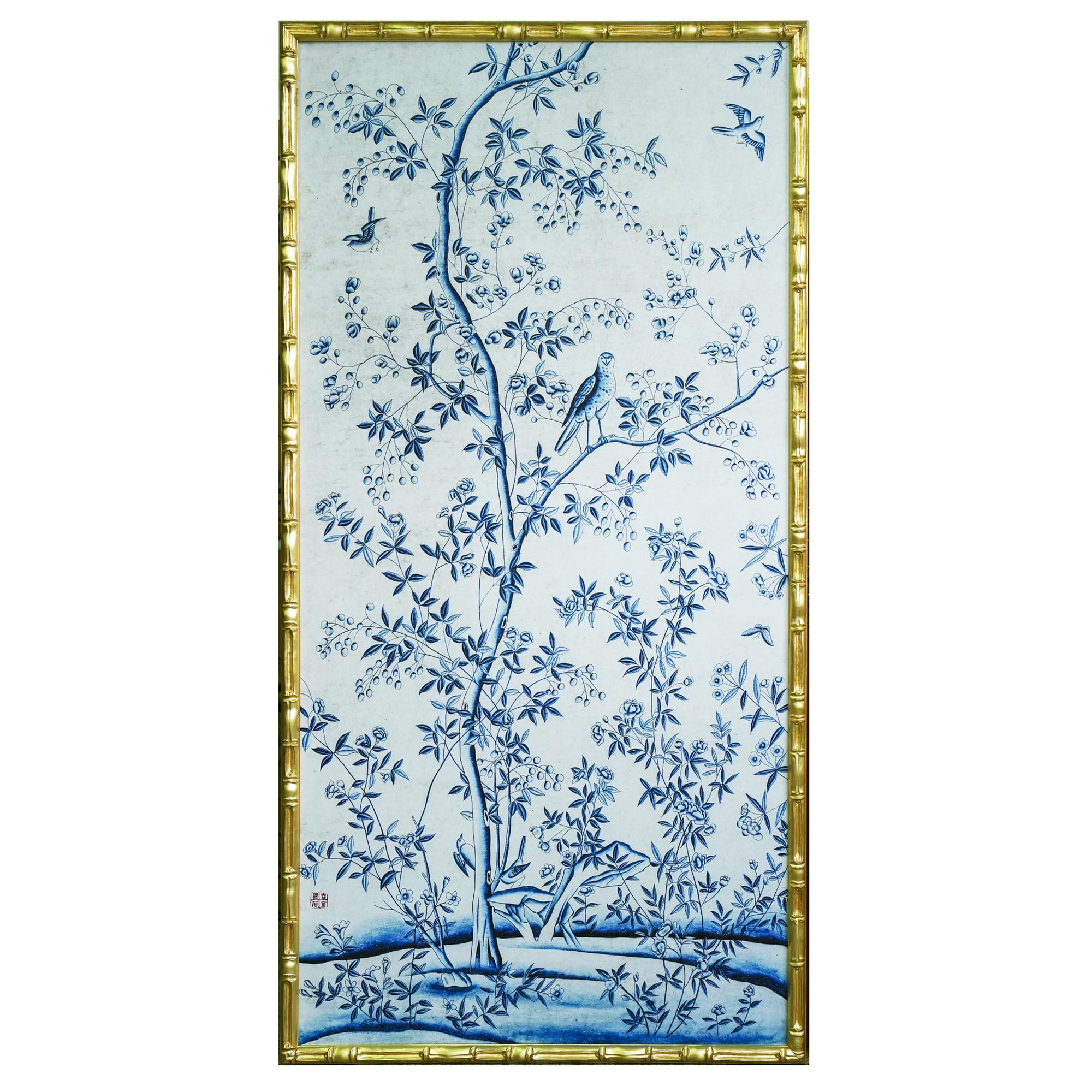 HongFengtang Chinoiserie Bamboo Wall Art Print